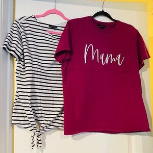Nursing Queen tees (set of 2)